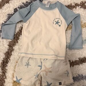 Kids Swim Set with Starfish Design
